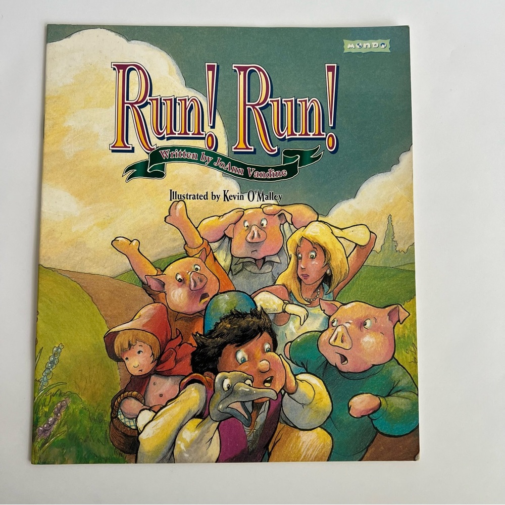 Run! Run! By Joann Vandine Paperback kids book